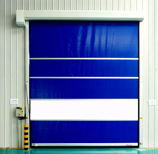 High-Speed PVC Rolling Doors installation view